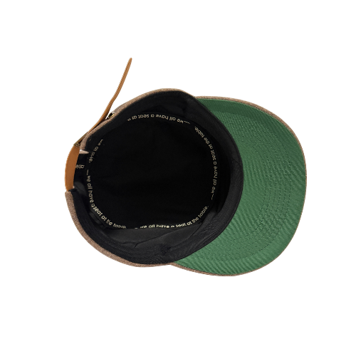 BLACK PILLBOX CAP